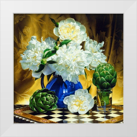 Cloud Five White Modern Wood Framed Art Print by Chartier, Francois