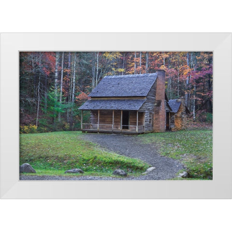 Henry Whitehead Place White Modern Wood Framed Art Print by Galloimages Online