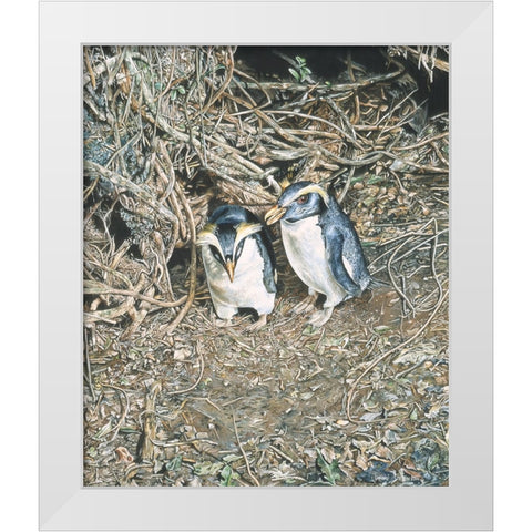 A Formal Affair White Modern Wood Framed Art Print by Stevenson, Graeme