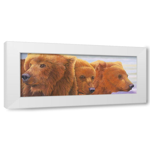 Alaska Coming 2 White Modern Wood Framed Art Print by Stevenson, Graeme