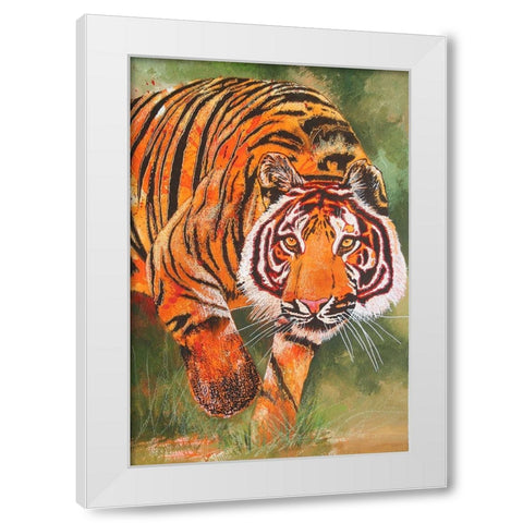 And Then Suddenly White Modern Wood Framed Art Print by Stevenson, Graeme