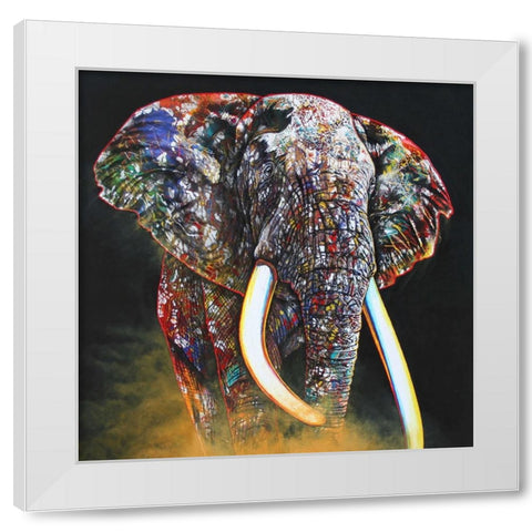 The Last Of His Kind White Modern Wood Framed Art Print by Stevenson, Graeme