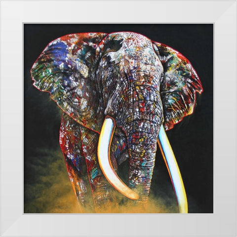 The Last Of His Kind White Modern Wood Framed Art Print by Stevenson, Graeme