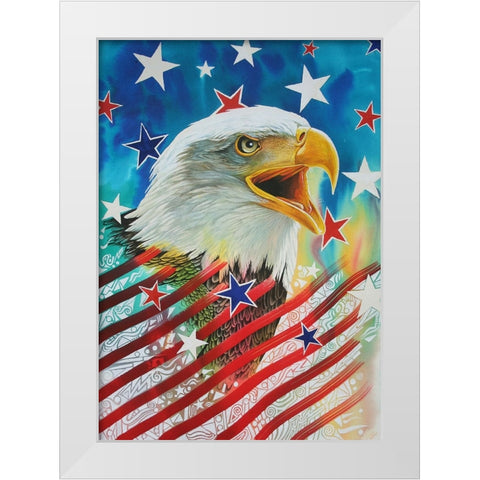 Dont mess with me 2 White Modern Wood Framed Art Print by Stevenson, Graeme