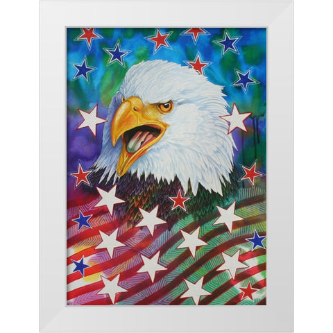 What ever it takes 2 White Modern Wood Framed Art Print by Stevenson, Graeme