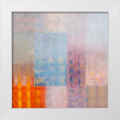 Harmonies I White Modern Wood Framed Art Print by Khorasani, Hooshang