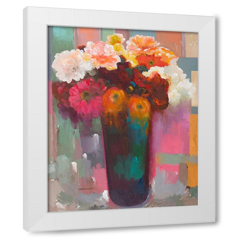 In the Spotlight White Modern Wood Framed Art Print by Khorasani, Hooshang