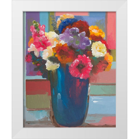 Nature Selected White Modern Wood Framed Art Print by Khorasani, Hooshang