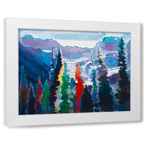 Reach for the Sky #2 White Modern Wood Framed Art Print by Khorasani, Hooshang
