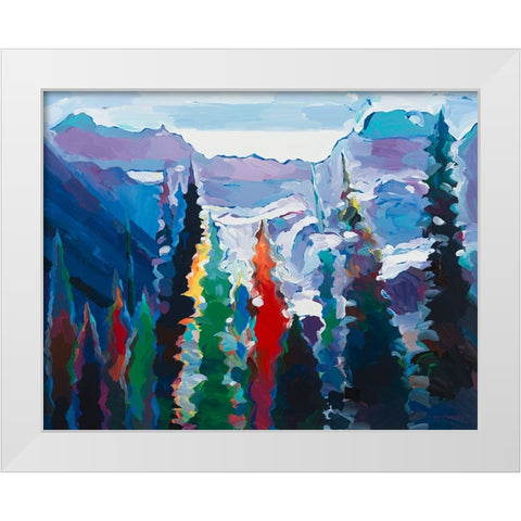 Reach for the Sky #2 White Modern Wood Framed Art Print by Khorasani, Hooshang