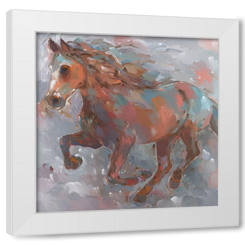 Bay Runner White Modern Wood Framed Art Print by Khorasani, Hooshang