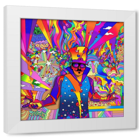 Mr D 2 White Modern Wood Framed Art Print by Green, Howie