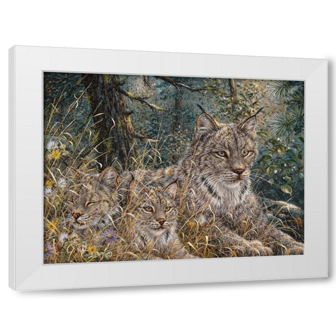 A Quiet Moment White Modern Wood Framed Art Print by Tift, Jeff