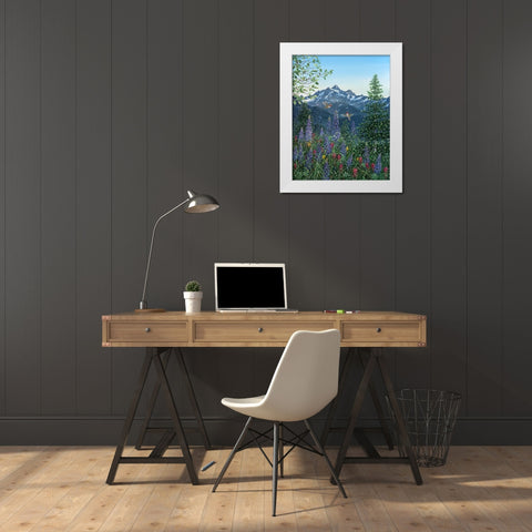 A Taste of Summer White Modern Wood Framed Art Print by Tift, Jeff