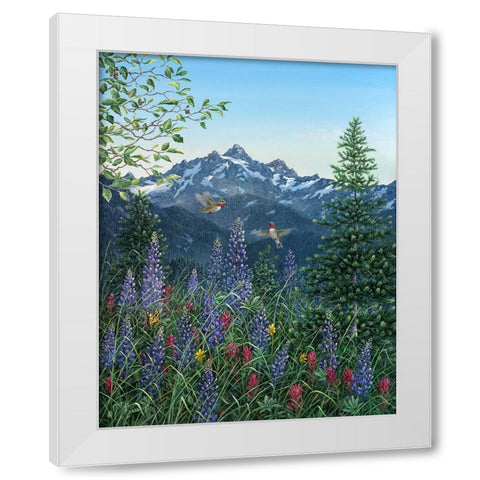 A Taste of Summer White Modern Wood Framed Art Print by Tift, Jeff