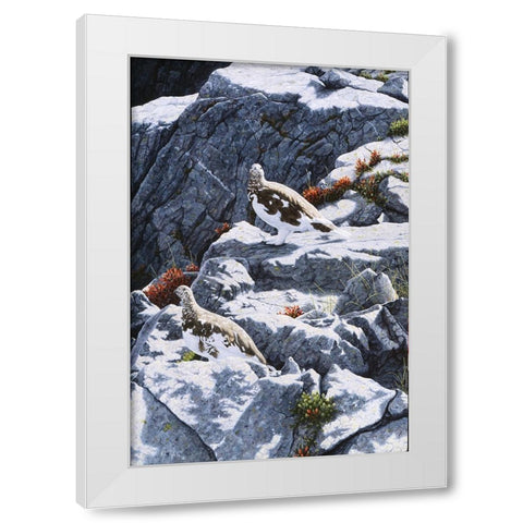 Ghosts Of The High Country White Modern Wood Framed Art Print by Tift, Jeff
