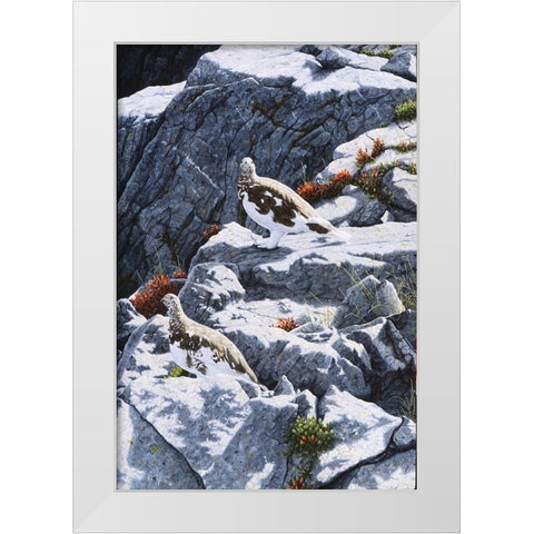 Ghosts Of The High Country White Modern Wood Framed Art Print by Tift, Jeff