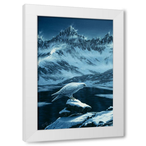 In The Land Of Ice And Snow White Modern Wood Framed Art Print by Tift, Jeff