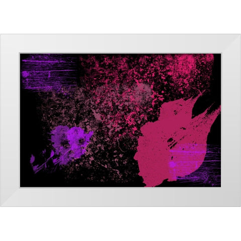 Alive Universe White Modern Wood Framed Art Print by Jenny Rainbow Fine Art