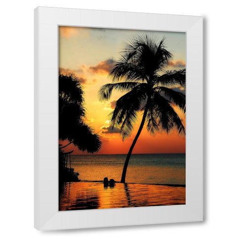Maldives Dream Comes True 1 White Modern Wood Framed Art Print by Jenny Rainbow Fine Art