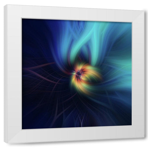 Mystery of Colors Education White Modern Wood Framed Art Print by Jenny Rainbow Fine Art