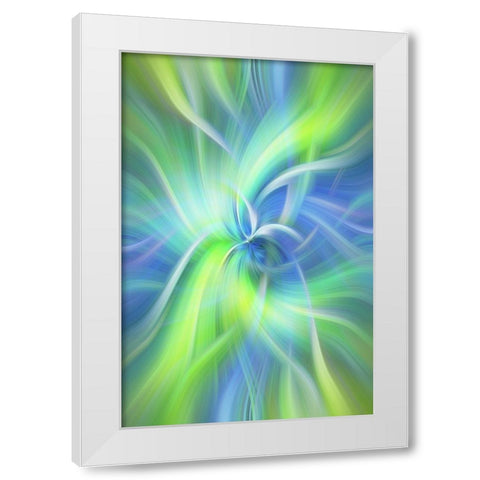 Mystery of Colors Purity of Nature White Modern Wood Framed Art Print by Jenny Rainbow Fine Art