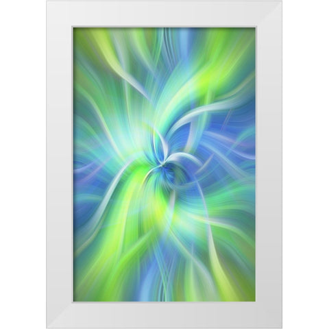 Mystery of Colors Purity of Nature White Modern Wood Framed Art Print by Jenny Rainbow Fine Art