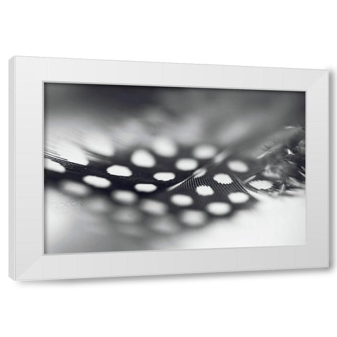 Angel Flight  Series Noublie Pas White Modern Wood Framed Art Print by Jenny Rainbow Fine Art