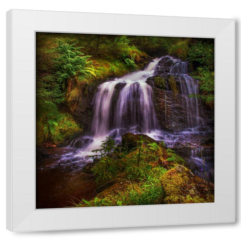 Retreat for Soul 2 White Modern Wood Framed Art Print by Jenny Rainbow Fine Art