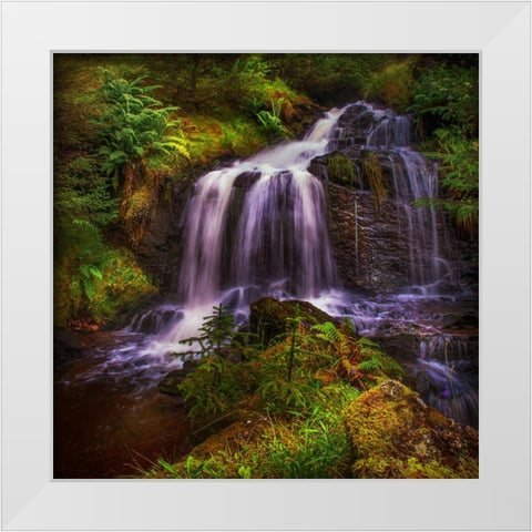 Retreat for Soul 2 White Modern Wood Framed Art Print by Jenny Rainbow Fine Art