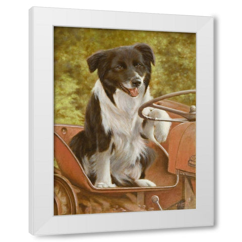 112 White Modern Wood Framed Art Print by Silver, John