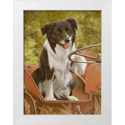 112 White Modern Wood Framed Art Print by Silver, John