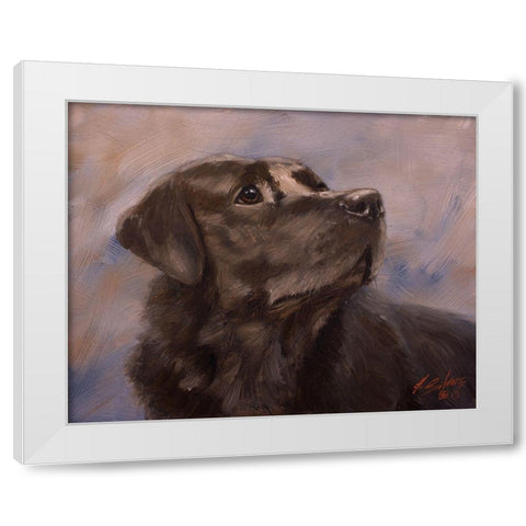 15 White Modern Wood Framed Art Print by Silver, John