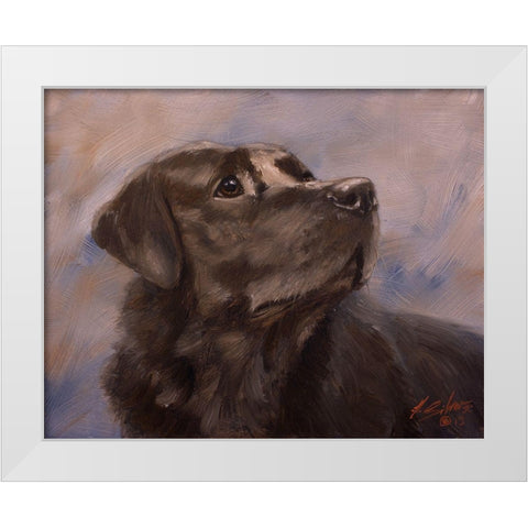 15 White Modern Wood Framed Art Print by Silver, John