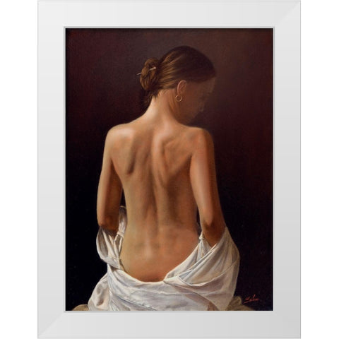 DSC_6669 White Modern Wood Framed Art Print by Silver, John