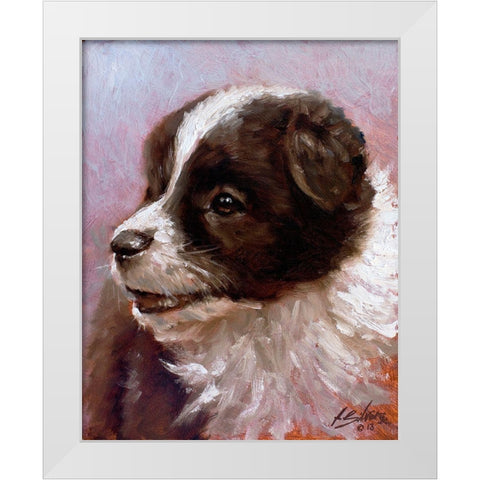 30 White Modern Wood Framed Art Print by Silver, John