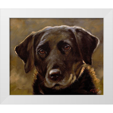 35 White Modern Wood Framed Art Print by Silver, John
