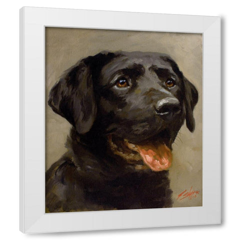 41 White Modern Wood Framed Art Print by Silver, John