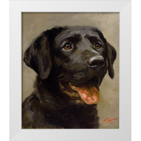 41 White Modern Wood Framed Art Print by Silver, John