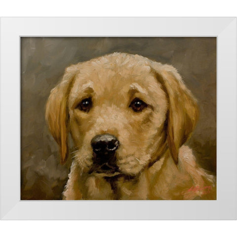 44 White Modern Wood Framed Art Print by Silver, John