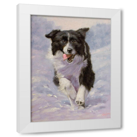 53 White Modern Wood Framed Art Print by Silver, John