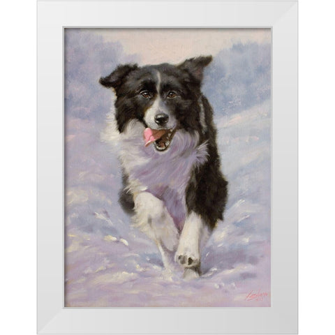 53 White Modern Wood Framed Art Print by Silver, John