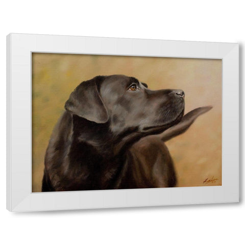 59 White Modern Wood Framed Art Print by Silver, John