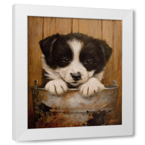 94 White Modern Wood Framed Art Print by Silver, John