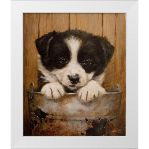 94 White Modern Wood Framed Art Print by Silver, John