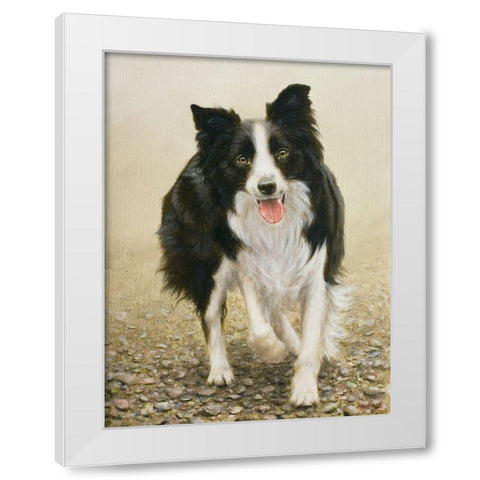 209 White Modern Wood Framed Art Print by Silver, John