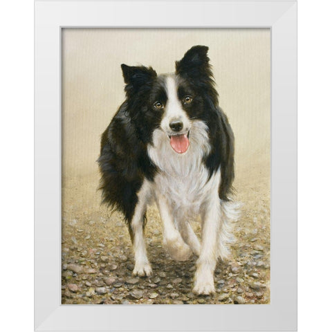 209 White Modern Wood Framed Art Print by Silver, John