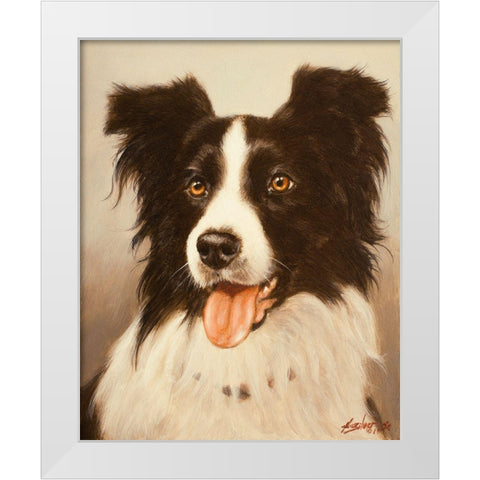 300 White Modern Wood Framed Art Print by Silver, John