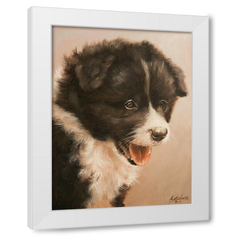 307 White Modern Wood Framed Art Print by Silver, John