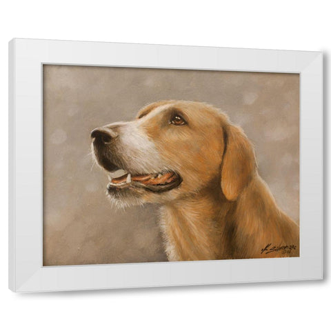 314 White Modern Wood Framed Art Print by Silver, John